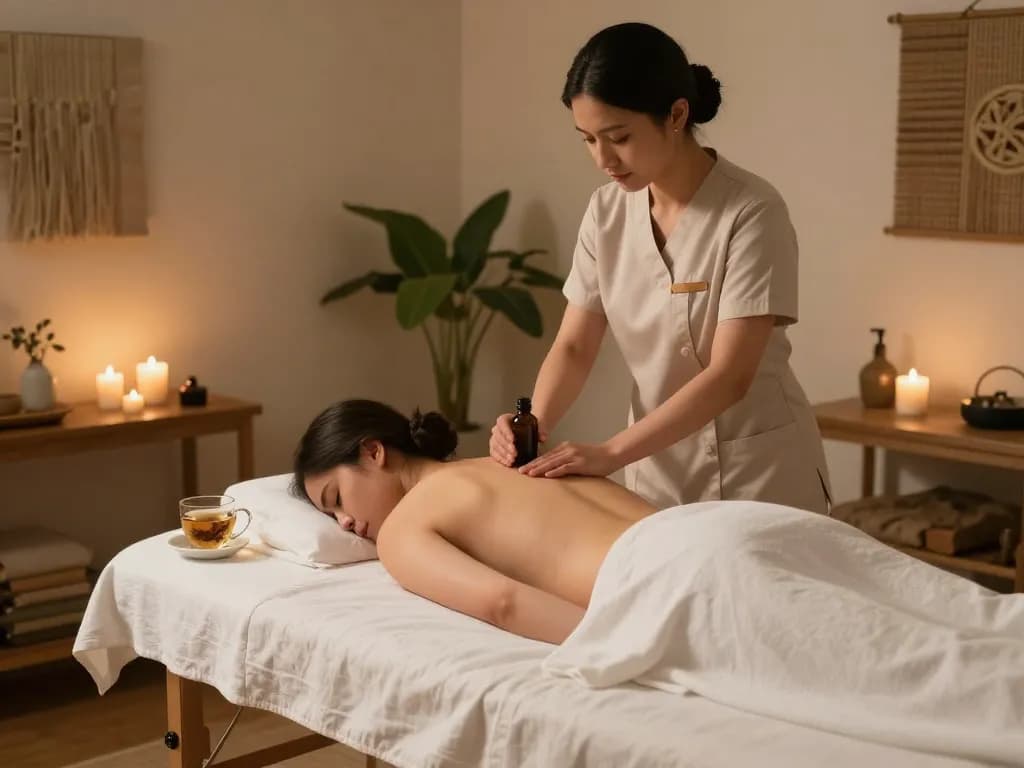 Experience the soothing comforts of 천안스웨디시 massage therapy in a tranquil spa setting.
