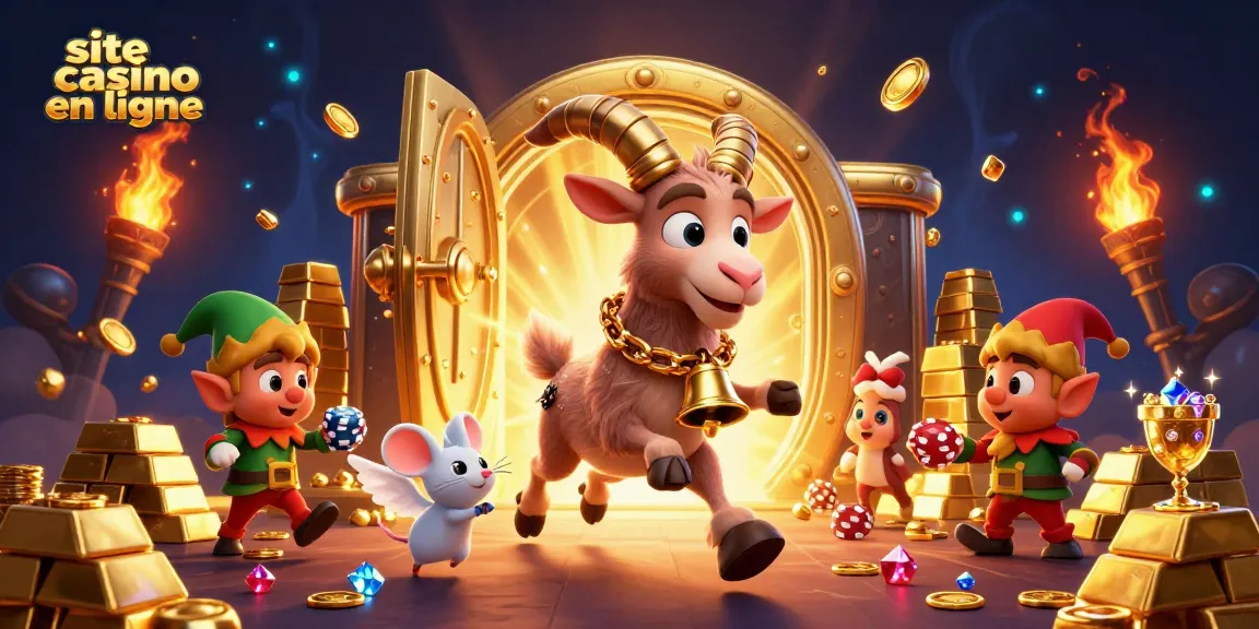 Plonger dans l'univers du site casino en ligne avec un Krampus enchanteresque et des elfes malicieux.