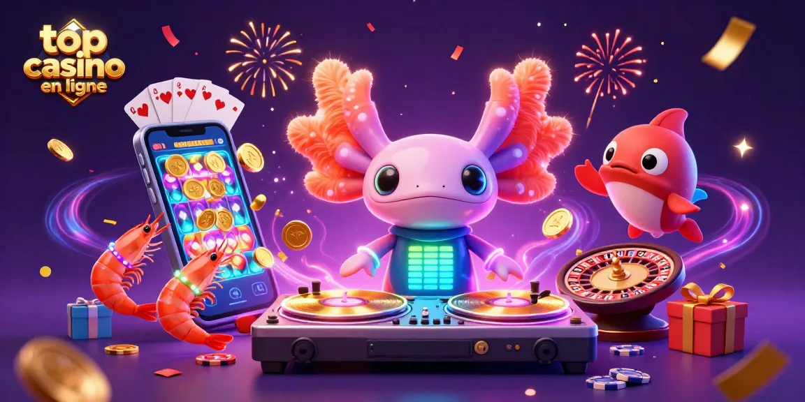 Profitez des jeux captivants en ligne avec top casino en ligne dans cet univers festif sous-marin créatif.