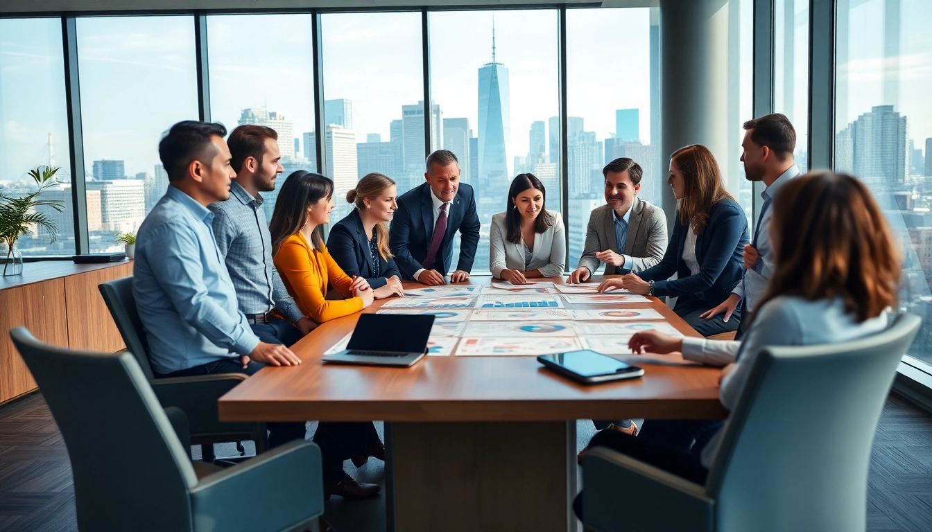 Collaborative session on Acquisition Planning/Strategy Capture Management in a modern office environment.