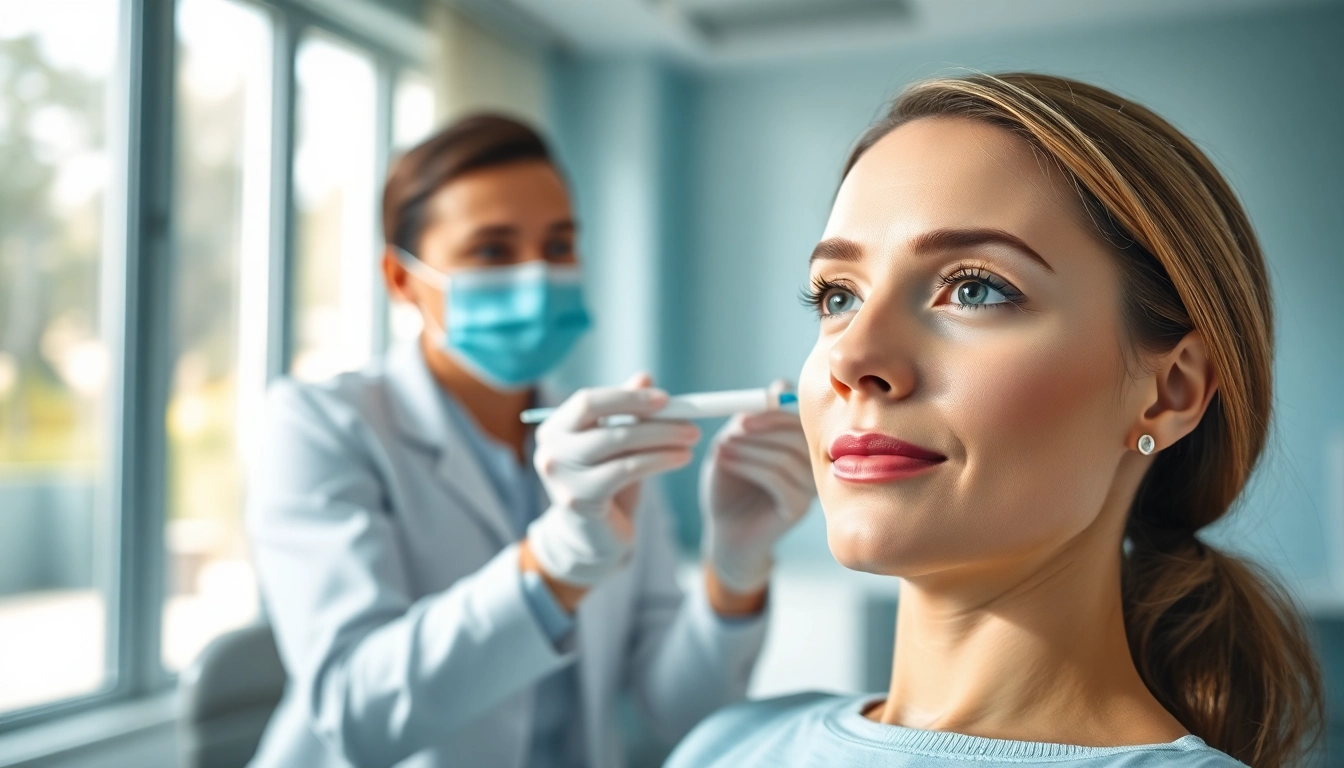 Receive Botox Nyack treatment in a calming clinic environment, showcasing professional care.