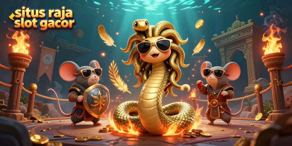 Menggugah semangat bermain situs raja slot gacor dengan ilustrasi 3D menawan dan warna cerah.