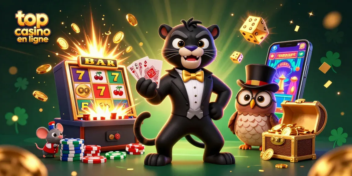 Jouez aux machines à sous avec style dans ce top casino en ligne, rempli d'éléments animés.