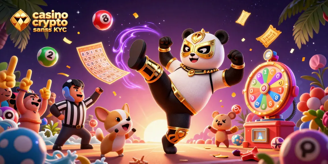 Préparez-vous à jouer dans un casino crypto sans KYC avec un panda professionnel, une chihuahua arbitre, et des éléments ludiques!
