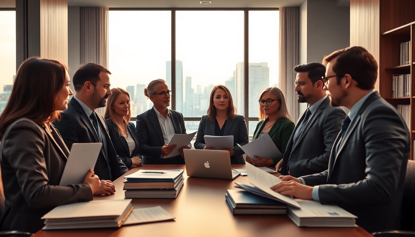 Beratung zur Anerkennung ausländischer Urteile in einem modernen Büro.