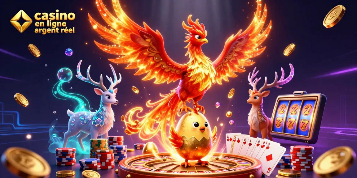Gagnez des gains sur le casino en ligne argent réel avec cette scène de jeu dynamique et colorée.