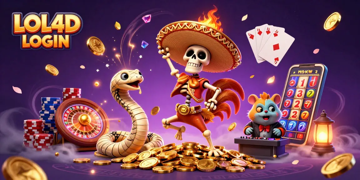 Menangkan peluang dengan LOL4D LOGIN dan menangkan jackpot besar dalam permainan slot online.