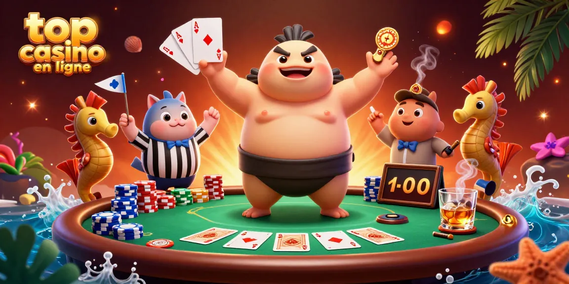Révélez le top casino en ligne avec des personnages animés et une atmosphère casino dynamique.