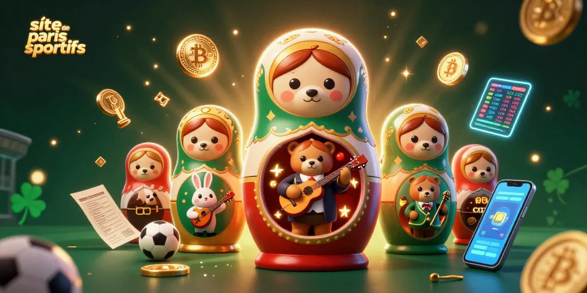 Pariez sur le site de paris sportifs avec cette illustration dynamique de bear et éléments de jeu.