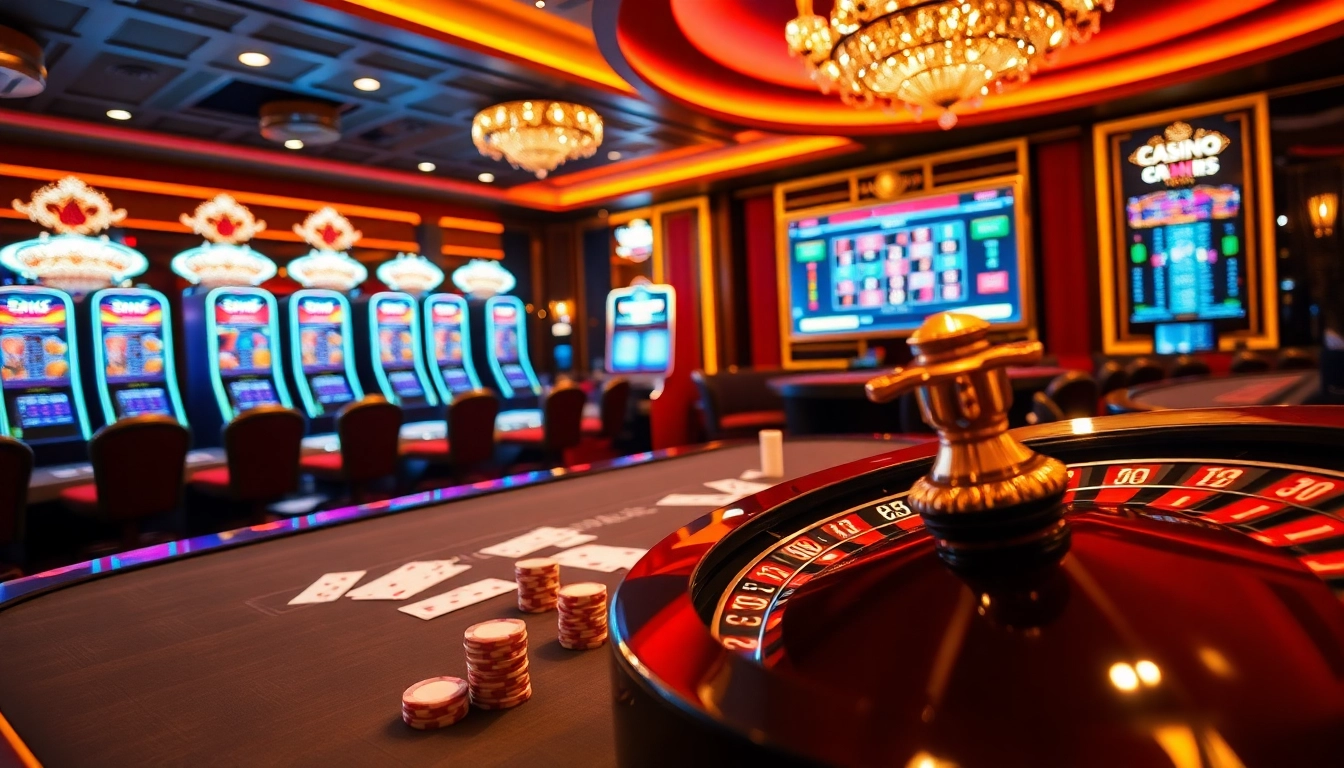 Vivez l'excitation du casino en ligne Français avec des scènes vibrantes de poker et de roulette.