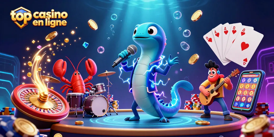 Le top casino en ligne vous plonge dans l'univers vibrant d'un concert sous-marin.