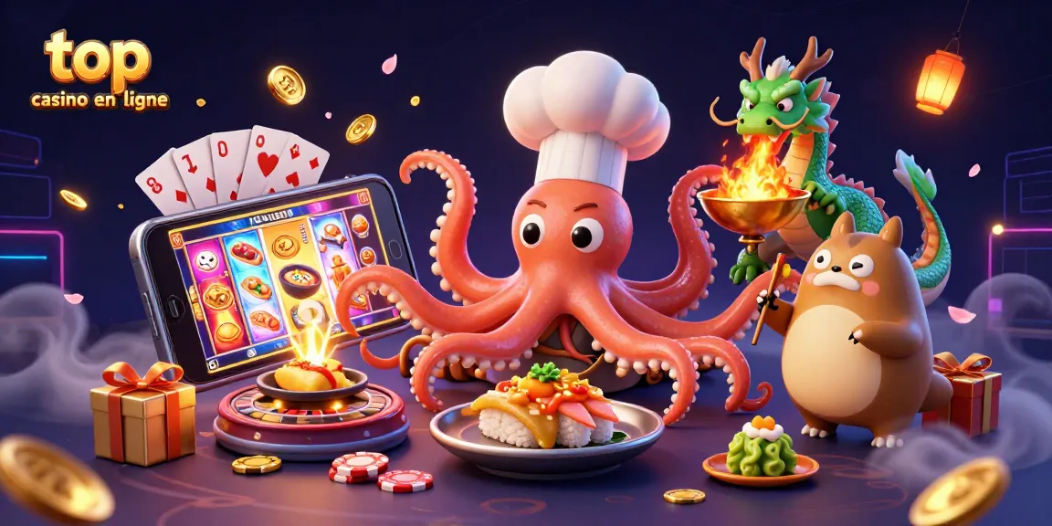Rejoignez le meilleur casino en ligne en célébrant des gains avec une illustration dynamique de personnages