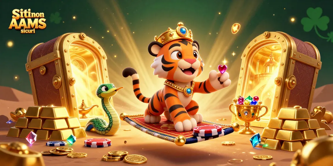 Giocare nei siti non AAMS sicuri con il sultano e tesori d'oro in un'illustrazione 3D