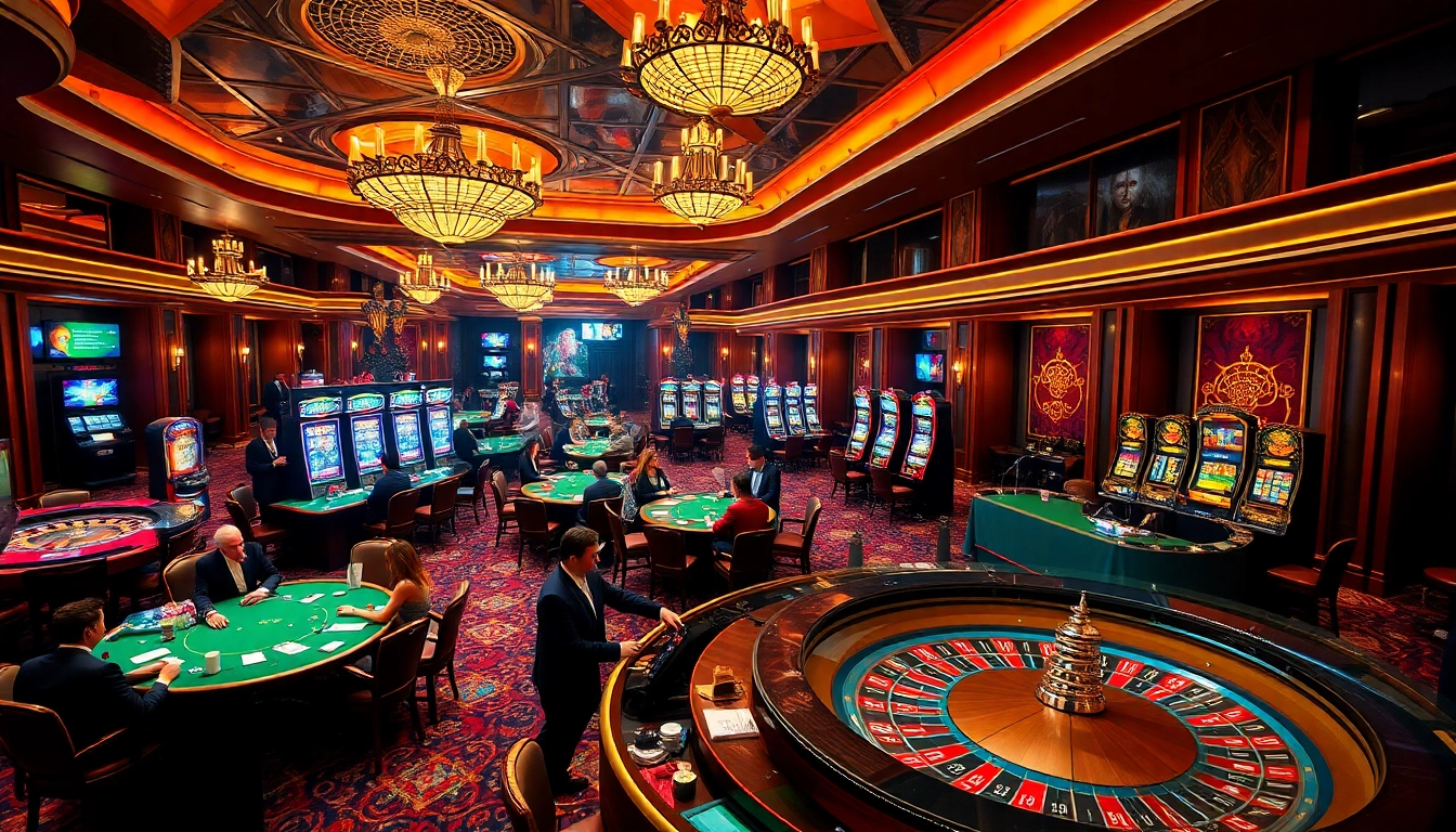 Engage in thrilling gameplay at link to w88 with luxurious casino elements and vibrant atmosphere.