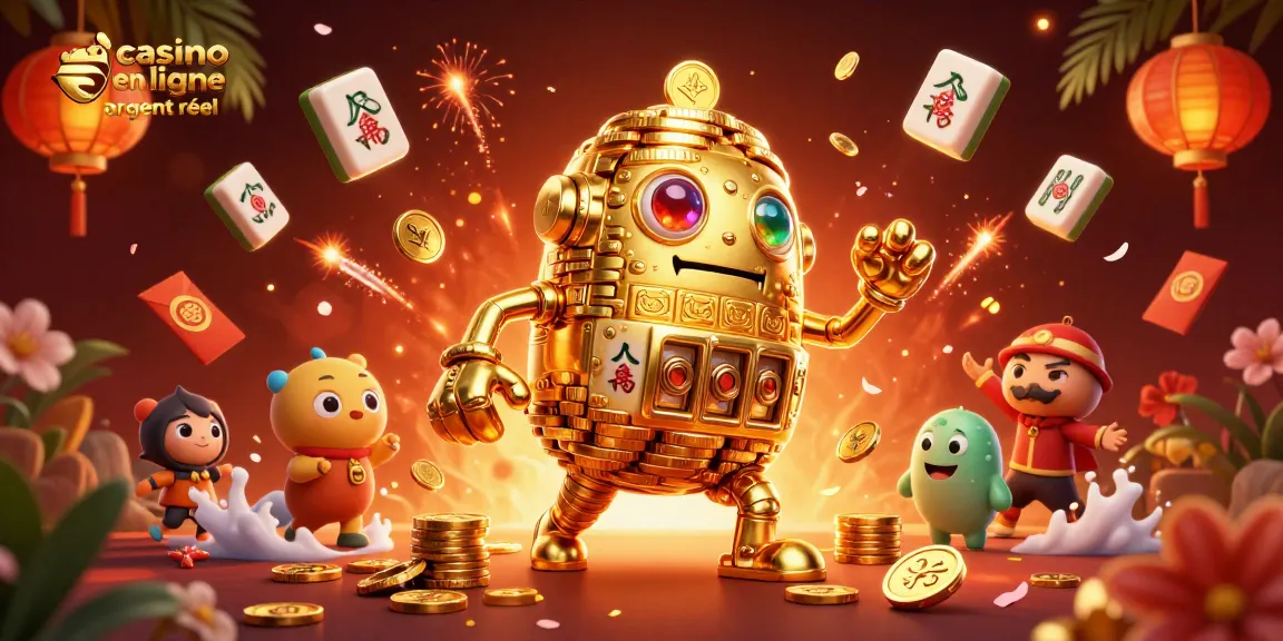 Découvrez l'univers des jeux avec "casino en ligne argent réel" et un golem d'or interactif.