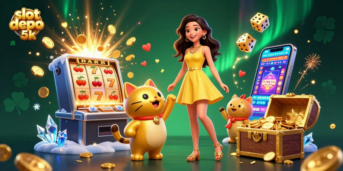Experience the thrill of slot depo 5k with vibrant graphics and jackpot excitement!