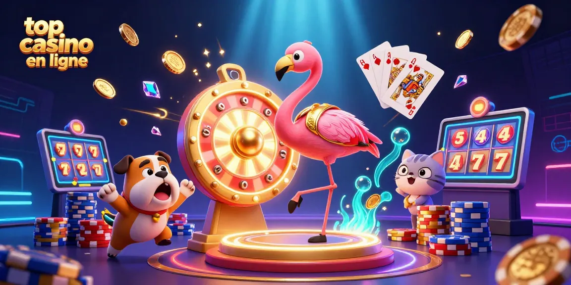 Jouer au top casino en ligne avec des personnages de jeu et des éléments de chance