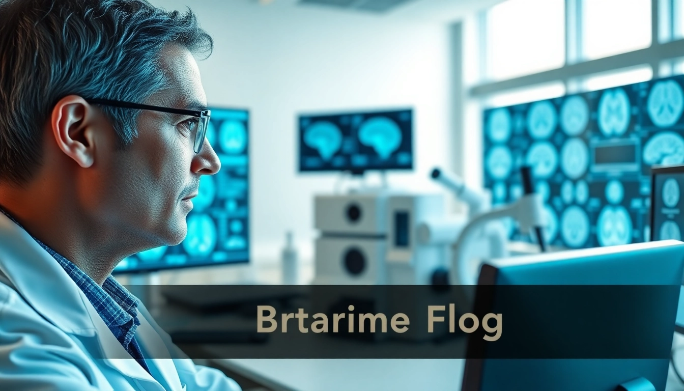 Understanding brain fog through scientific research in a modern lab setting.