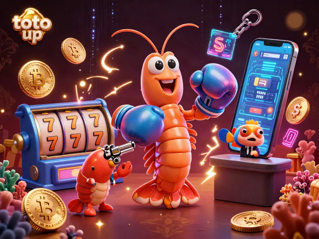 Experience thrilling action with toto up in an energetic casino scene featuring vibrant characters and immersive game elements.