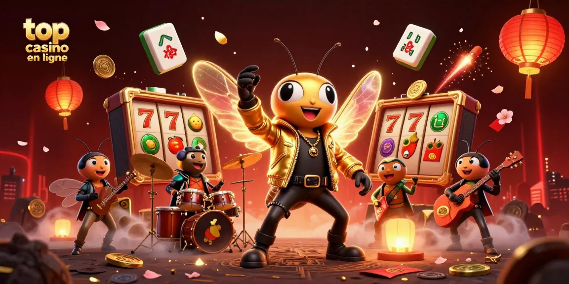 Découvrez les jeux au meilleur casino en ligne avec une rock star et des symboles de jackpot.