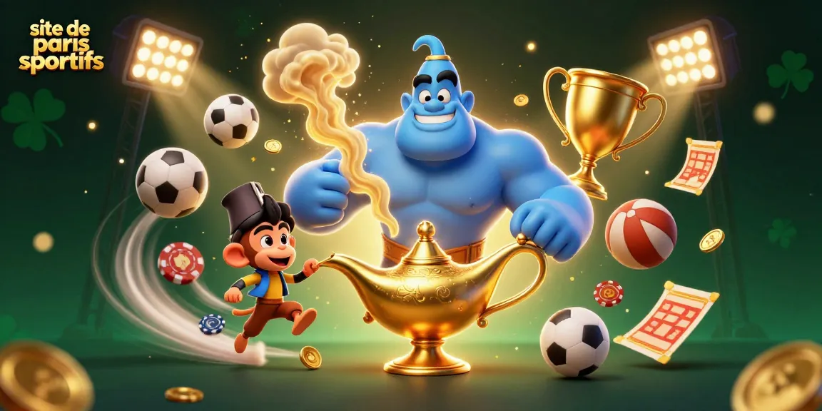 Apprenez à parier sur le site de paris sportifs avec ce visuel dynamique d'une scène de casino.