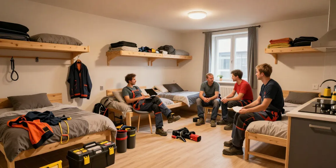 Gemütliche Monteurzimmer mieten Hannover für Handwerker mit bequemen Betten und warmem Ambiente.