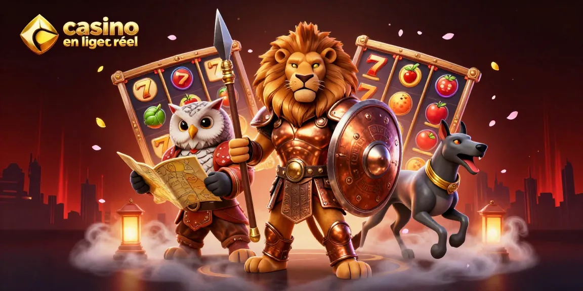 Découvrez le jeu captivant des machines à sous dans un casino en ligne argent réel avec des personnages animés.