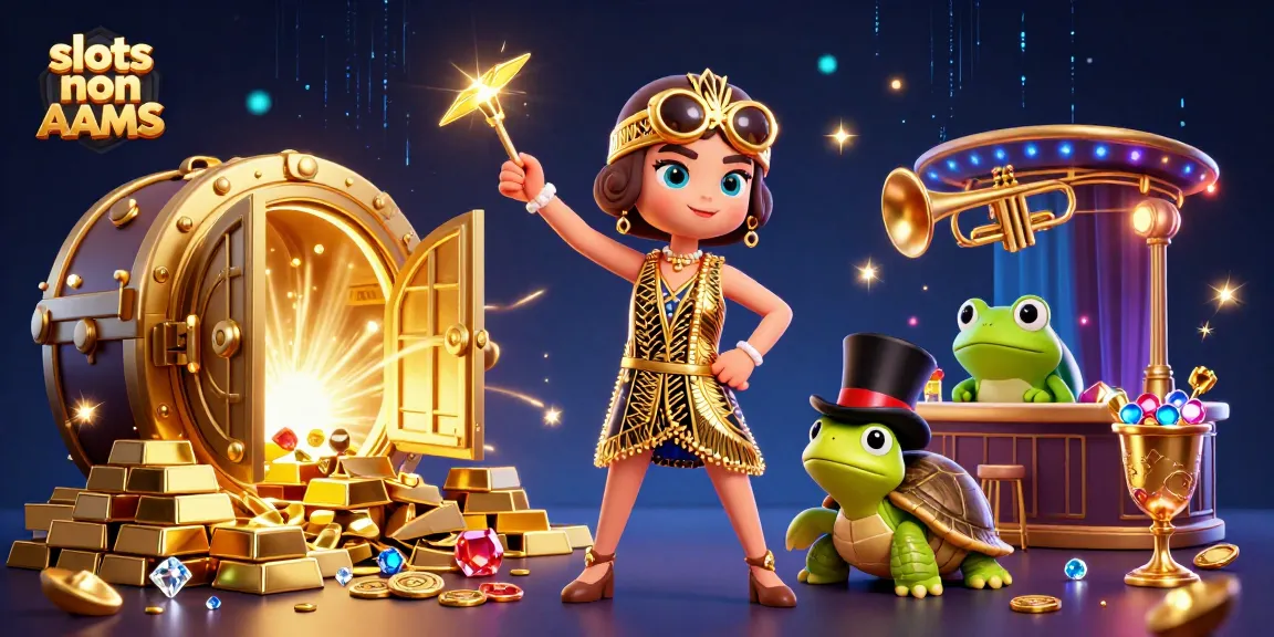 Gioca nelle slots non AAMS con audaci tesori, divertimento e gemme scintillanti.