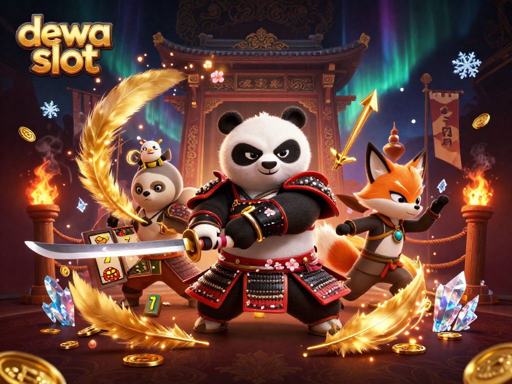 Putar dewa slot dengan panda samurai dan rubah ninja dalam lingkungan kasino yang magis.
