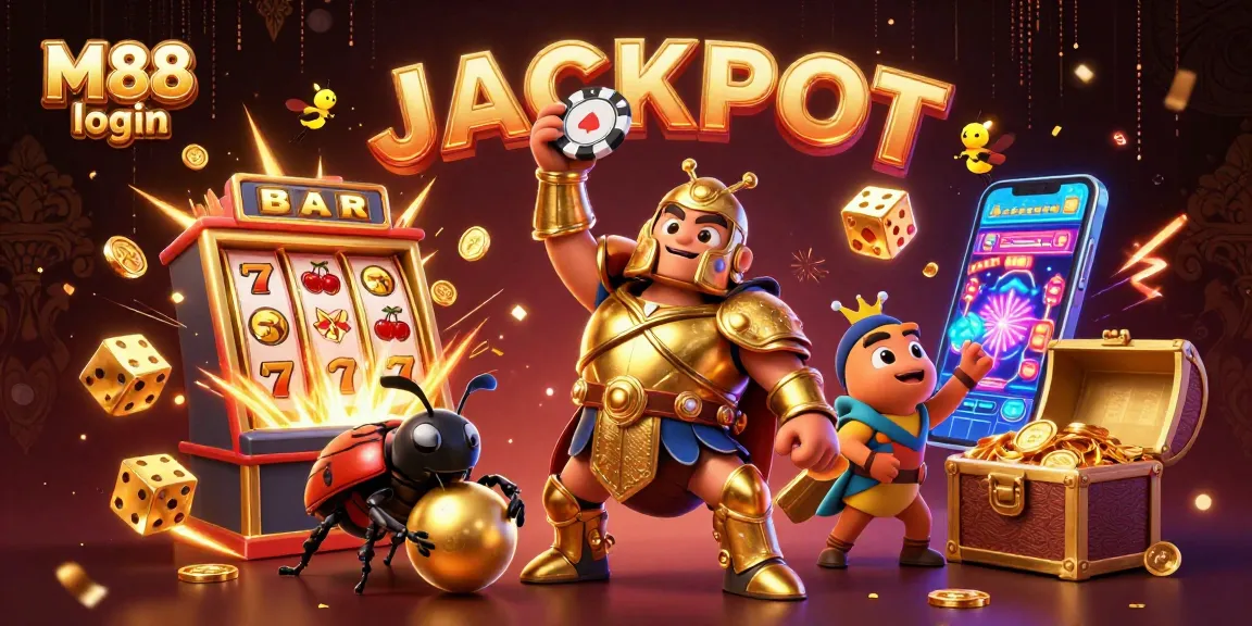 Engage with M88 login to conquer the exciting world of online gambling with vibrant casino elements.