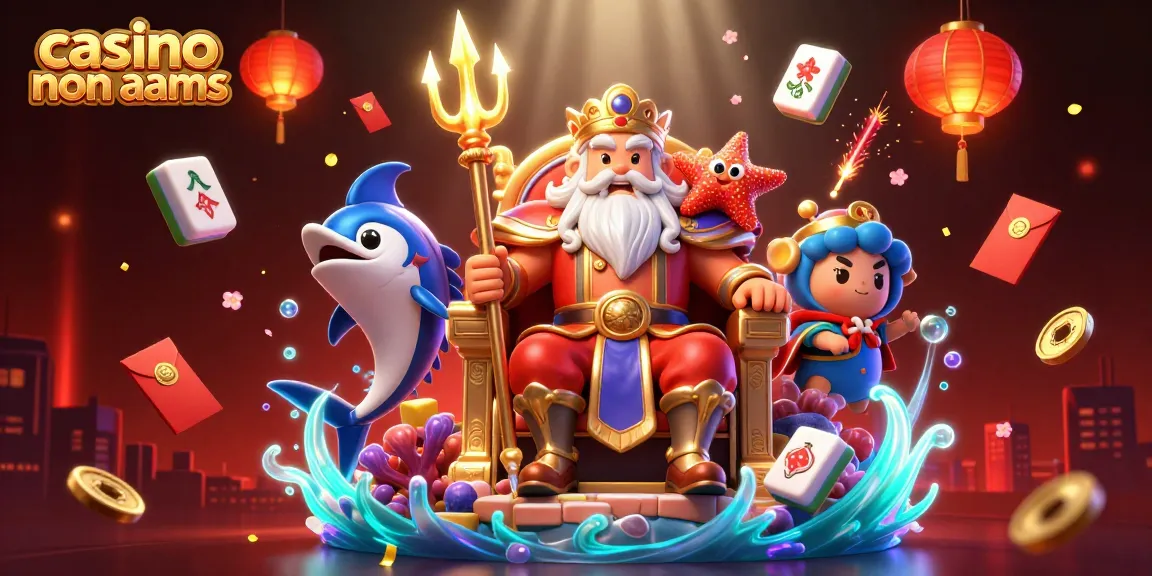Scopri l'emozione di un casino non aams con la vivace scena 3D di giochi e premi di Nettuno.