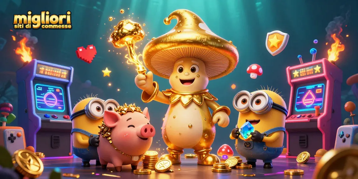 Scommetti nei migliori siti di scommesse con elementi avvincenti e personaggi magici nell'illustrazione