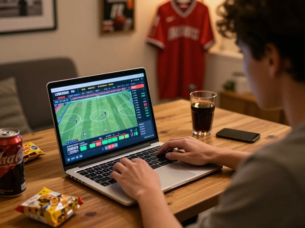 Cách Dùng Nowgoal Livescore Xem Trận Đấu Trực Tiếp while placing live bets on the laptop
