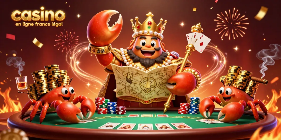 Participer à une partie passionnante sur un casino en ligne France légal avec un crabe en empereur aux trésors.