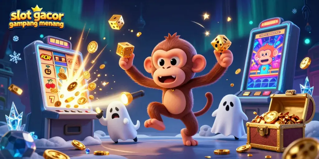 Melihat slot gacor gampang menang dari mesin slot yang menghadirkan jackpot saat dikejar oleh anjing pemburu hantu.