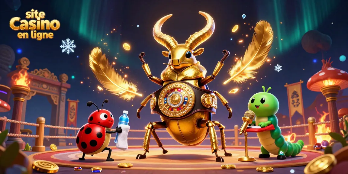 Le site casino en ligne offre une expérience ludique avec un combat épique entre personnages animés, de l'énergie et des éléments de jeu.