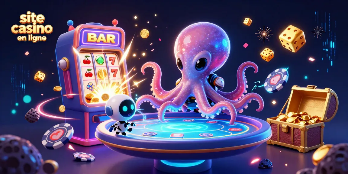 Apprenez à gagner sur le site casino en ligne avec notre artiste extraterrestre et son ami robot.