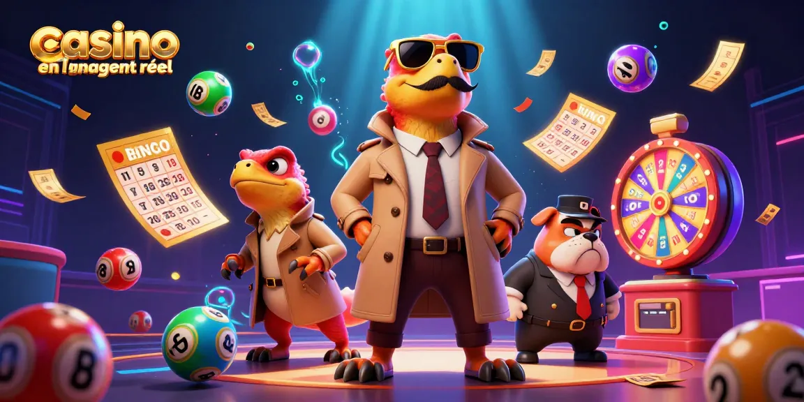 Jouez avec créativité au casino en ligne argent réel avec des raptors amusants et des éléments colorés.
