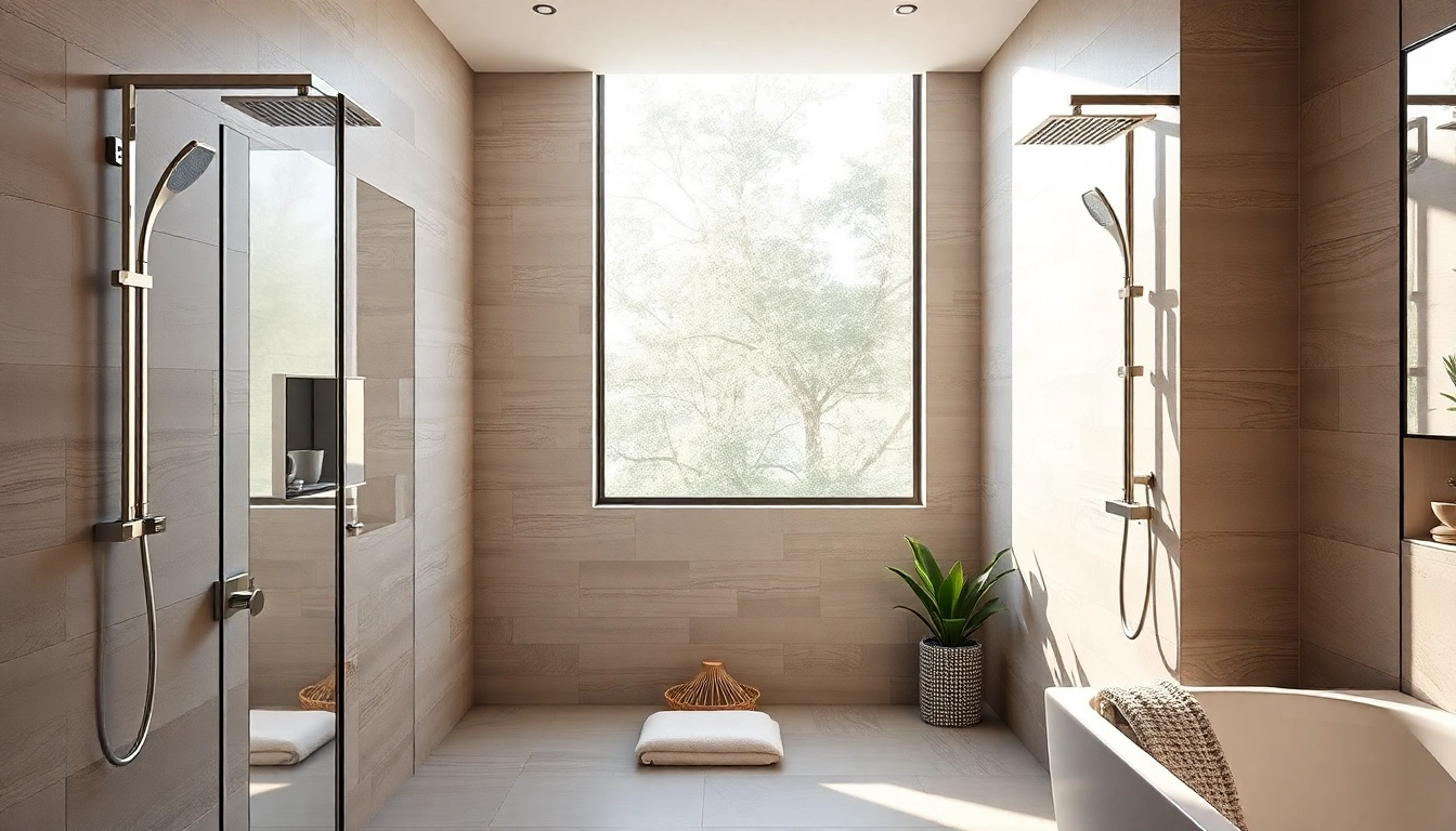 View of elegant showers Australia showcasing sophisticated designs and modern aesthetics.