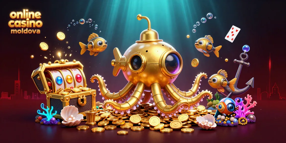 Joacă la online casino moldova și câștigă în sloturi cu personaje fantastice și comori subacvatice!