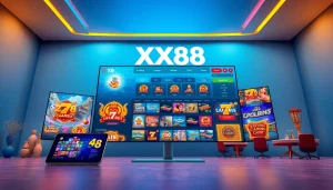 Experience seamless gaming at XX88 with the link vào XX88 interface showcasing popular games.