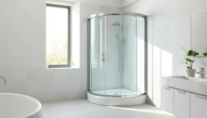 Erleben Sie die Eleganz der sonni Duschkabine in einem modernen Badezimmer mit stilvollem Design.