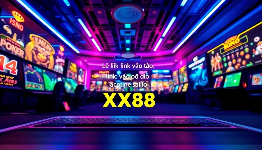 link vào XX88 features an engaging online gaming landscape with casino games.