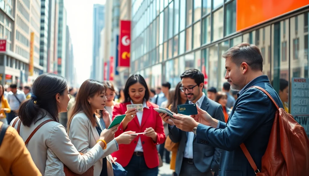 신용카드 현금화 방법을 알아보는 모습으로, 현금 매달림이 강조된 장면