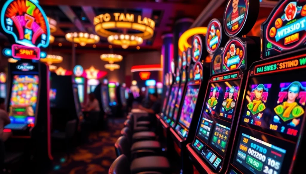 Menangkan slot gacor hari ini dengan mesin slot berwarna-warni di kasino yang ramai.