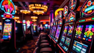 Menangkan slot gacor hari ini dengan mesin slot berwarna-warni di kasino yang ramai.