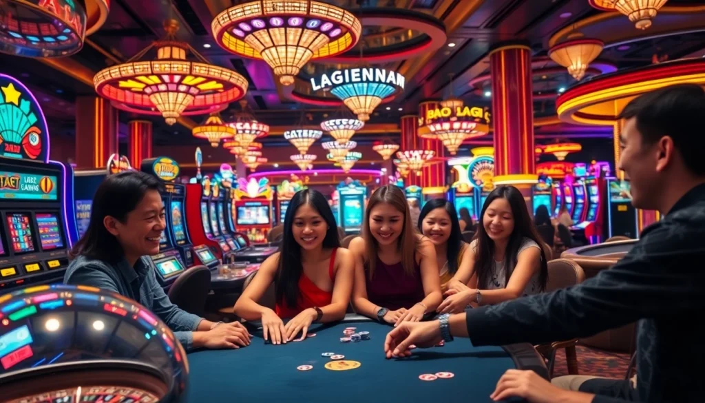 Gamblers engaged in a thrilling casino game, if you are thinking 'Nếu như vậy bám vào đây'.