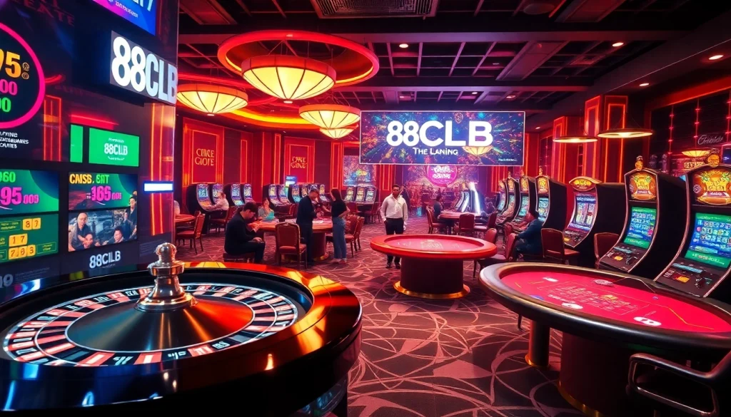 Experience the vibrant online casino atmosphere of 88clb with dynamic games and engaging players.