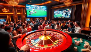 Experience direct football streaming at VanKhanhTV with a vibrant casino atmosphere.