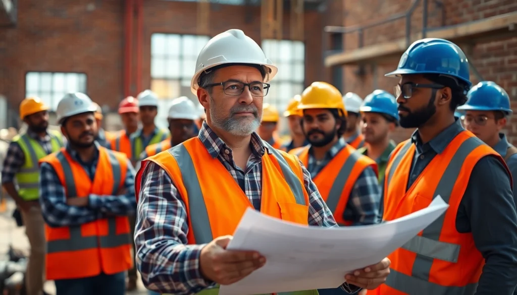 Experienced New York General Contractor leading a construction project with focus and professionalism.